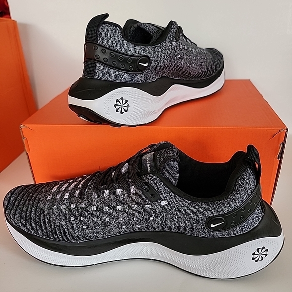 Nike Men\'s ReactX Infinity Run 4 Black White Sneakers Size 8.5 DR2665-003